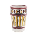 tasse beldi marocaine peinte a la main orange madam stoltz