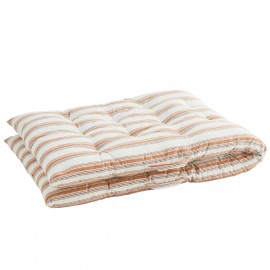 matelas long banquette daybed blanc beige coton raye madam stoltz