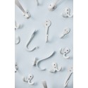 petit crochet mural metal blanc rustique ib laursen