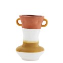 vase artisanal terre cuite peint main madam stoltz