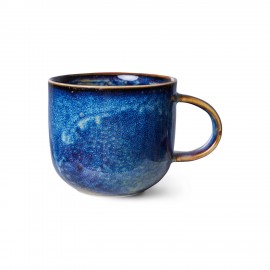 mug bleu porcelaine rustique hk living