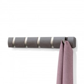Portemanteau barre bois flotté Umbra flip 5