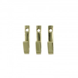 patere design metal laiton dore house doctor set de 3