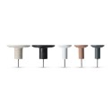 set de 5 pateres rondes boutons design multicolores zeller