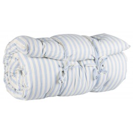 matelas d assise coton raye bleu clair blanc ib laursen