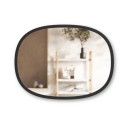 miroir mural ovale noir umbra hub 1013765-040