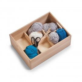 boite en bois rangement empilable zeller