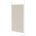 separateur de piece store sans percer tissu beige umbra anywhere
