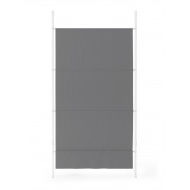 separateur de piece sans percage store gris fonce umbra anywhere