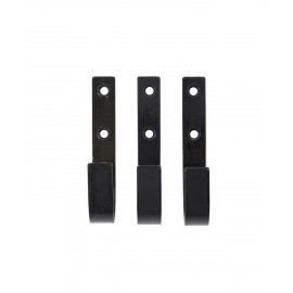 Set de 3 patères métal brut style atelier House Doctor Simply