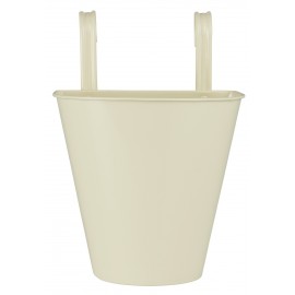 pot de fleur a suspendre metal beige creme ib laursen
