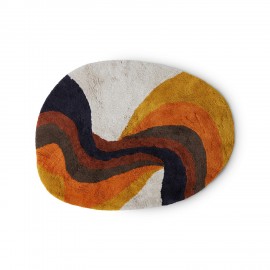 Petit tapis design tufté HKliving Swirl