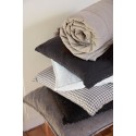 housse de coussin petits carreaux gris coton ib laursen
