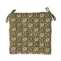 coussin de chaise imprime ornement floral vert madam stoltz