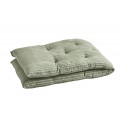 coussin long de banc coton vert raye madam stoltz