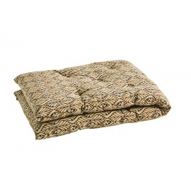 coussin de banc long coton imprime beige madam stoltz