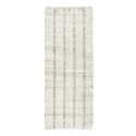 tapis a carreaux long couloir jute ecru madam stoltz