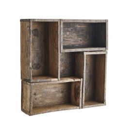 etagere murale bois recycle rustique madam stoltz