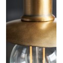 petit abat jour suspension feuille de metal dore laiton house doctor hatt