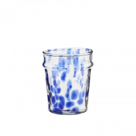 verre a eau tachete bleu madam stoltz