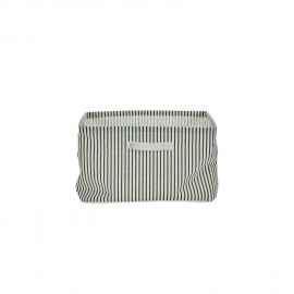 panier rangement tissu vert rayures house doctor
