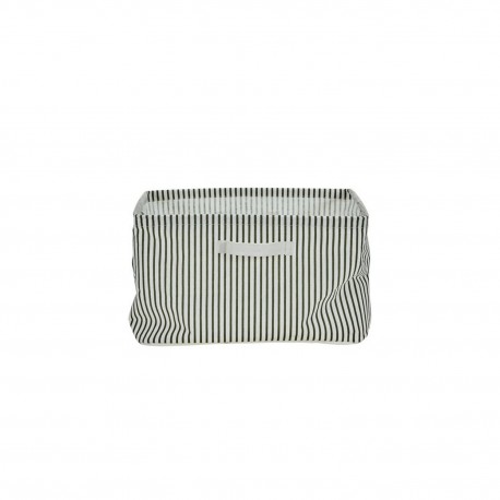 panier rangement tissu vert rayures house doctor