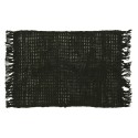set de table textile jute noir naturel ib laursen