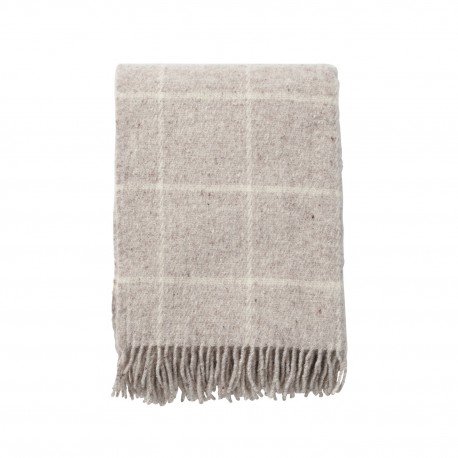 plaid chaud doux laine agneau beige klippan vinga