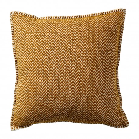 coussin laine agneau caramel orange klippan Chevron