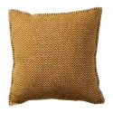 coussin laine agneau caramel orange klippan Chevron