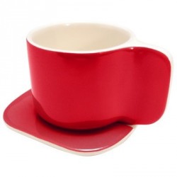 TASSE A CAFE DESIGN TI rouge