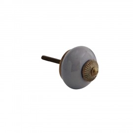 bouton de porte gris ceramique vintage madam stoltz