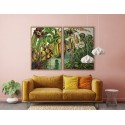 poster fougeres jungle vintage the dybdahl ferns left side