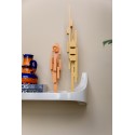 sculpture abstraite bois beige hk living skyline m
