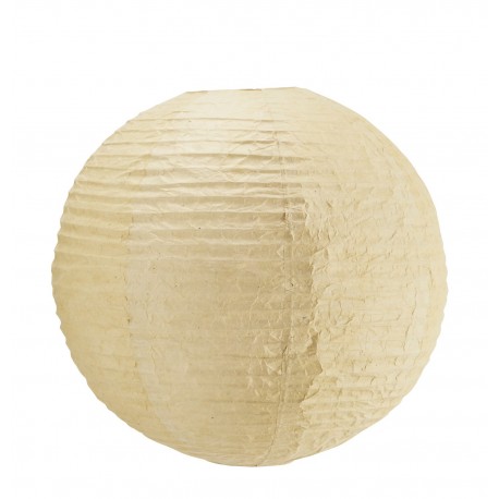 abat jour sphere boule papier beige madam stoltz