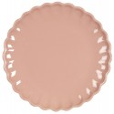 assiette plate campagne rose corail uni ib laursen mynte