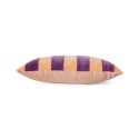 coussin de salon velours raye orange violet hk living midsummer