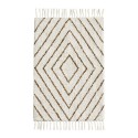 petit tapis blanc marron tufte moelleux madam stoltz