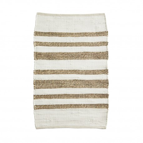 petit tapis blanc jonc de mer raye madam stoltz