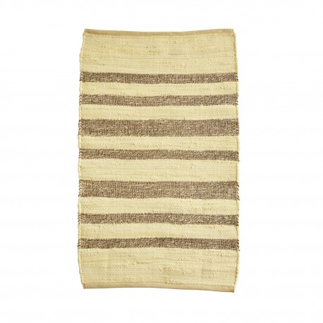 petit tapis jaune jonc de mer madam stoltz