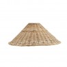 Abat-jour suspension rotin Madam Stoltz