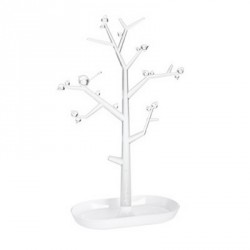 ARBRE A BIJOUX BLANC TRANSLUCIDE KOZIOL PI:P L