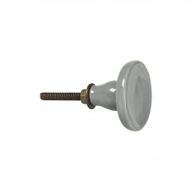 bouton de meuble gris simple ceramique ib laursen