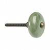 bouton de meuble vert ceramique ib laursen