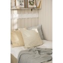 housse de coussin vert amande coton fines rayures ib laursen