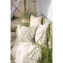 housse de coussin vert amande coton fines rayures ib laursen