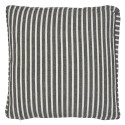 housse de galette coussin de chaise coton noir raye ib laursen