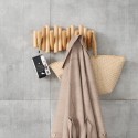 Portemanteau mural bois pin naturel Umbra Picket Rail
