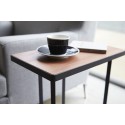 table bout de canape design range revues acier bois yamazaki tower