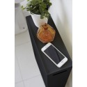 rangement design papier toilette reserve acier noir yamazaki tower